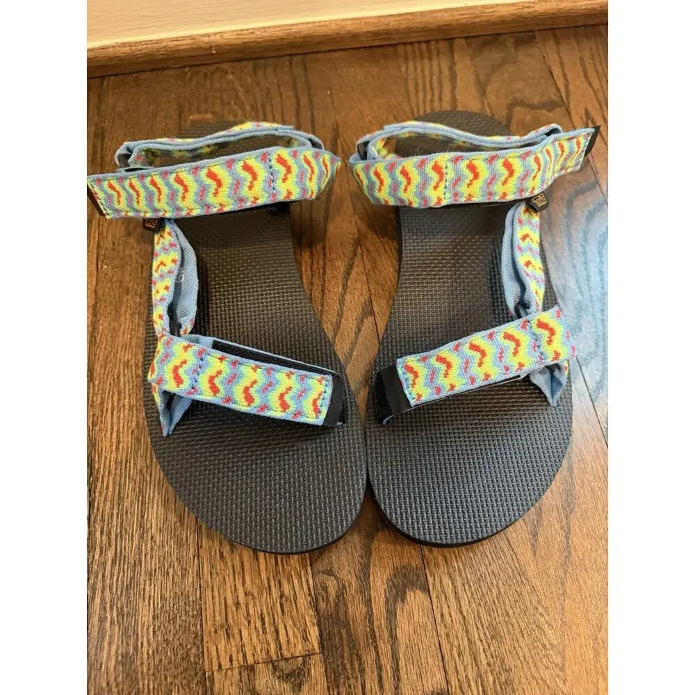Teva 'original Universal' Sandal Wiggle Cendre Blue Men's Sz 9 Womens Sz 11 NEW